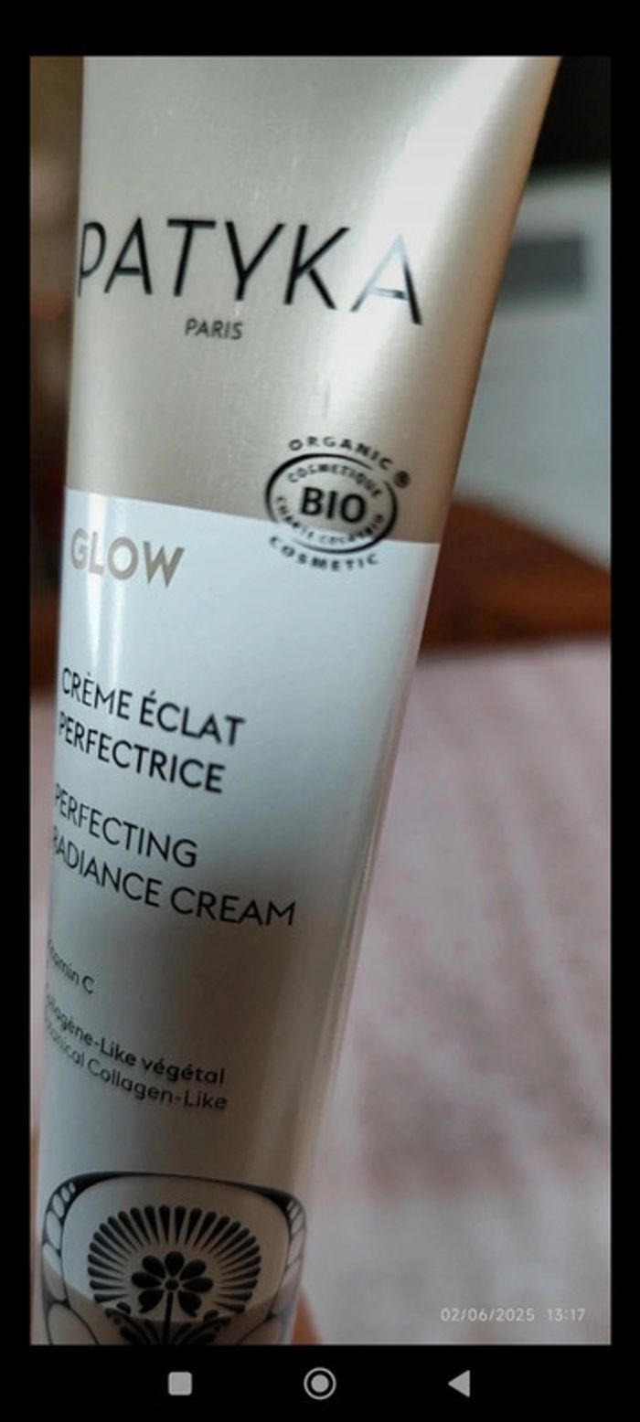 Patyka Glow Crème Éclat Perfectrice Bio, Vitamine C + Collagène Like Vegetal 40 ml - photo numéro 5