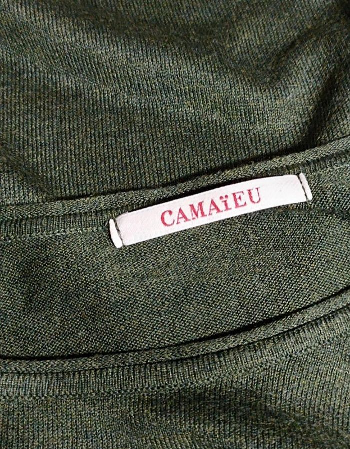 Pull doux vert Camaïeu - photo numéro 12