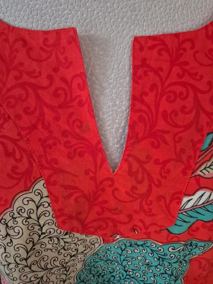 Tunique Nazca Rouge - photo numéro 3