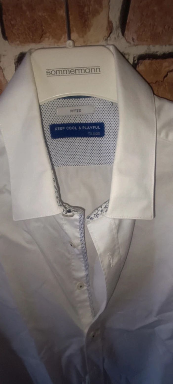 Chemise blanche longues manches Jules - photo numéro 3