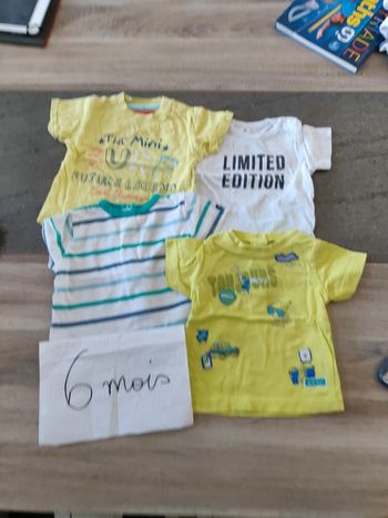 Tee shirt MC 6 mois