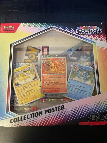 Pokémon coffret poster évolution prismatique 8.5