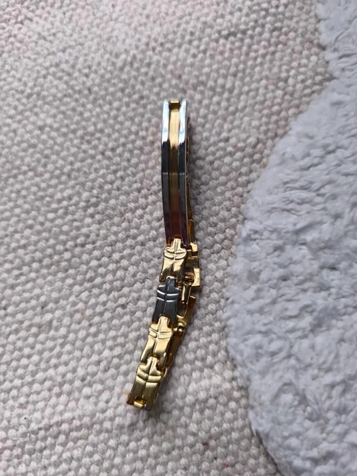 Bracelet doré & argenté à maillons – Chic et intemporel - photo numéro 3