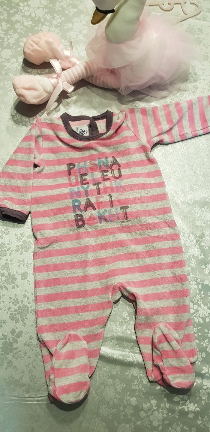 Pyjama petit bateau 9- 12 mois - photo numéro 2