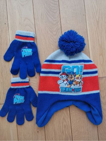 Bonnet + gants Pat’patrouille 3 ans