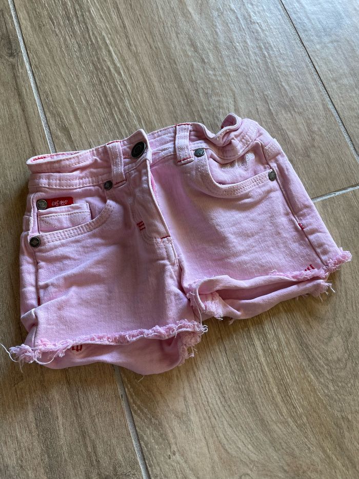 Short jean a franges