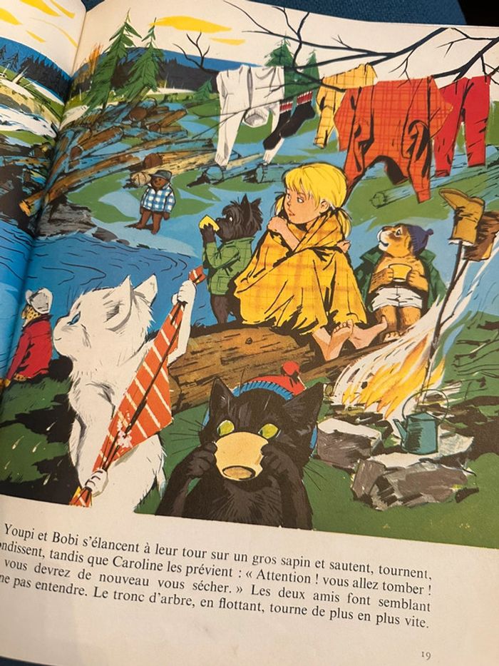 1981 Livre ancien blanc Caroline au Canada Grands albums Hachette bd Pierre Probst - photo numéro 5