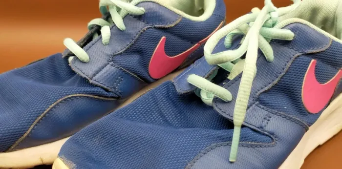 Basket Nike, bleu, pointure 38,5 - photo numéro 5
