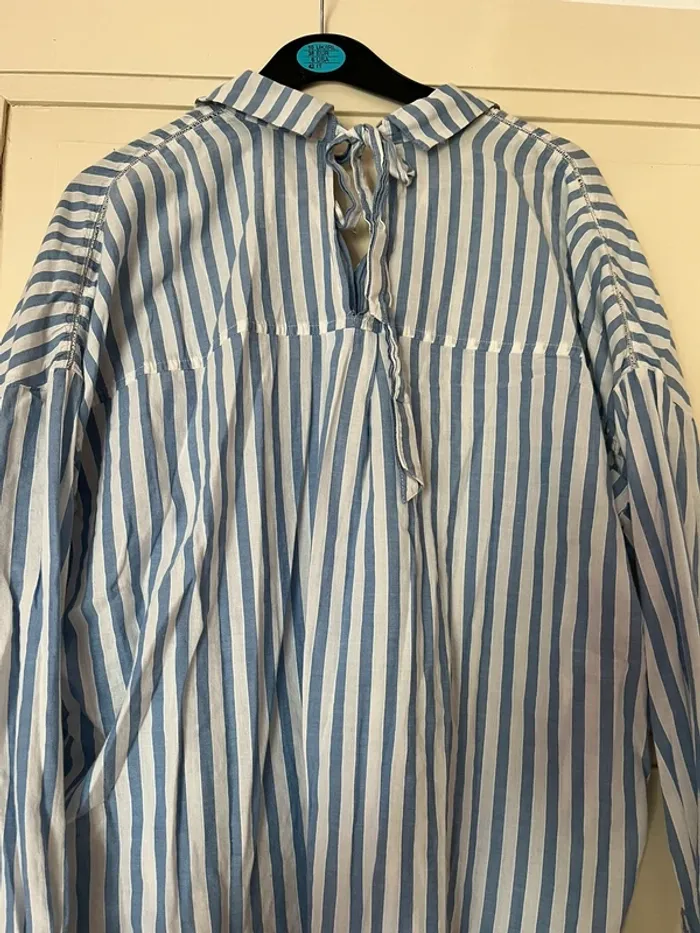 Blouse rayée zara - photo numéro 7