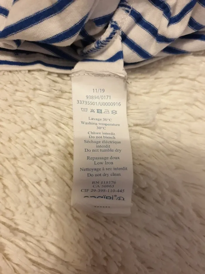 Tshirt marinière Obaibi 23mois - photo numéro 5