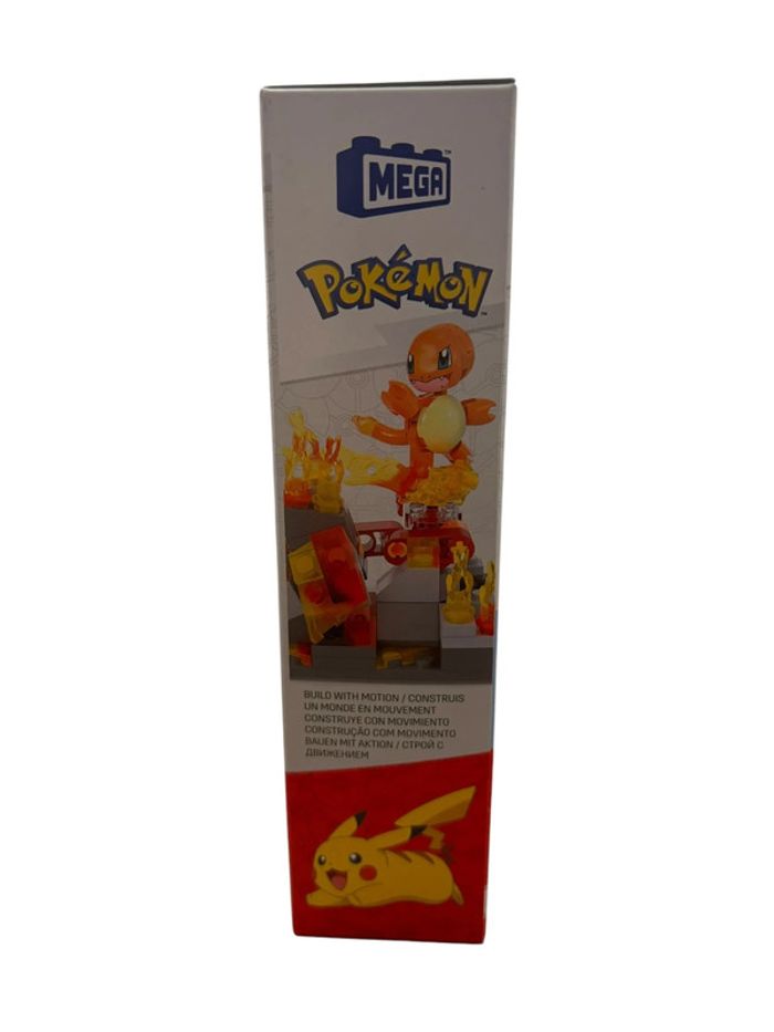 Pokémon Mega Contrux Danse flammes de Salamèche 81 pièces Mattel neuf - photo numéro 3