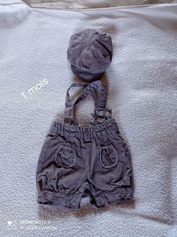 Ensemble short casquette