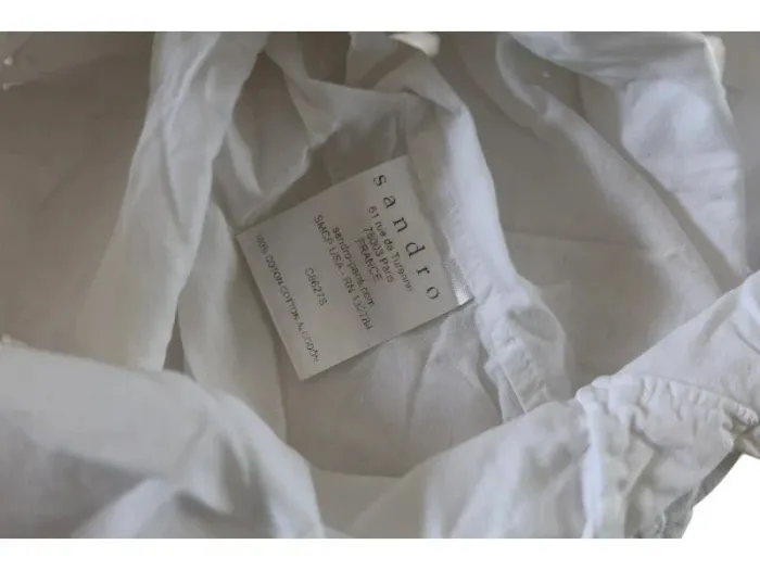 C60 chemise blanche Sandro XS - photo numéro 6