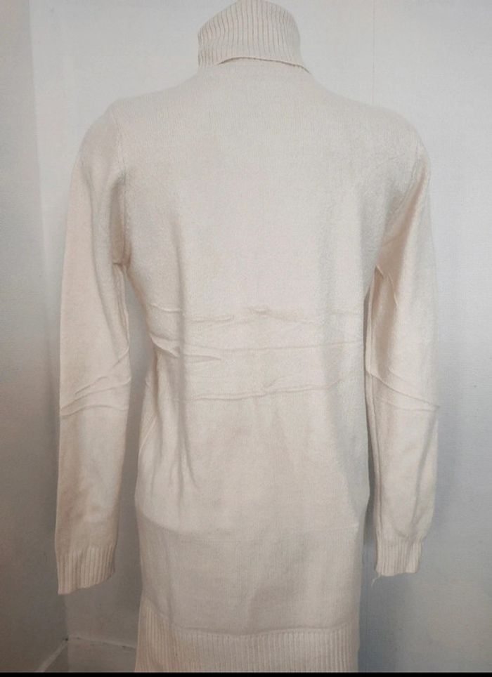 Robe pull col roulé blanc cassé TU - photo numéro 5