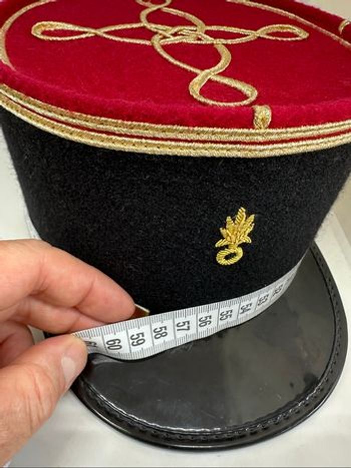 Képi Légion Étrangère Avec Fourreaux D’épaules Lieutenant - photo numéro 10