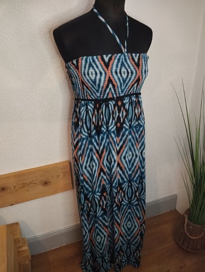 Robe longue multicolore neuve jamais porté