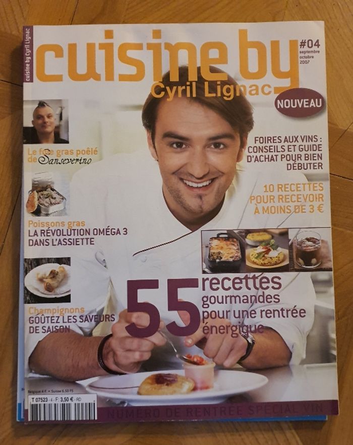 Lot 5 magazines Cuisine by Cyril Lignac - photo numéro 3
