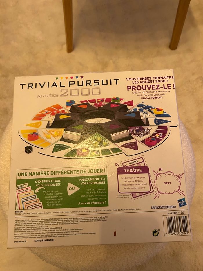 Jeu de société Trivial Pursuit années 2000 - photo numéro 6