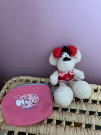 Diddl porte monnaie et peluche diddlina