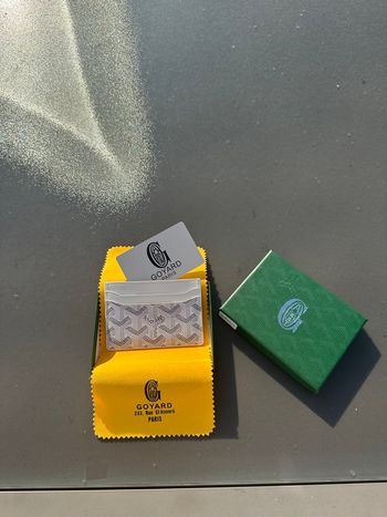 Porte carte Goyard blanc