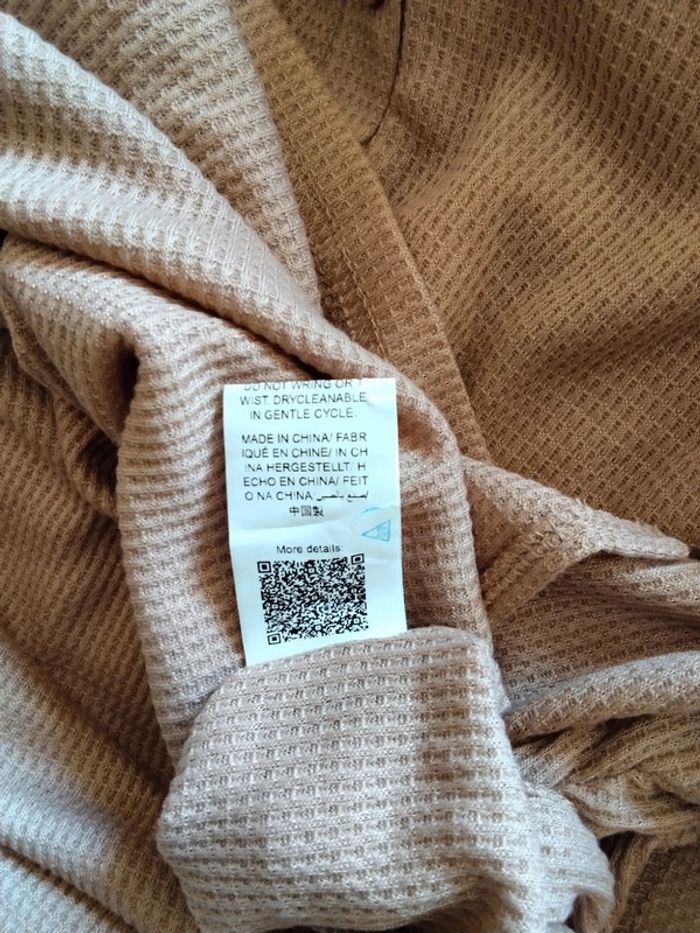 Polo manches longues gauffré - photo numéro 7