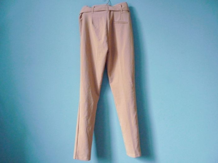 Ensemble tailleur femme XS S jennyfer beige veste costume + pantalon TBE - photo numéro 3