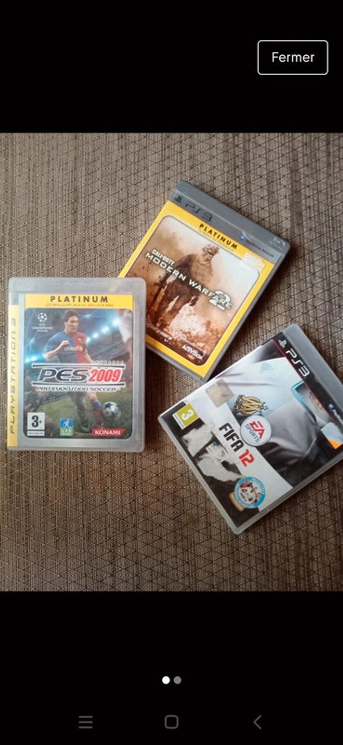Lot de jeux Ps3