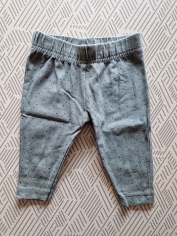 Legging bébé mixte Zeeman kaki pois 56 cm