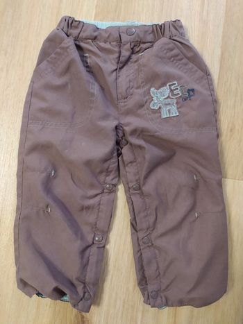 Pantalon très chaud DPAM 12 mois élan voiture