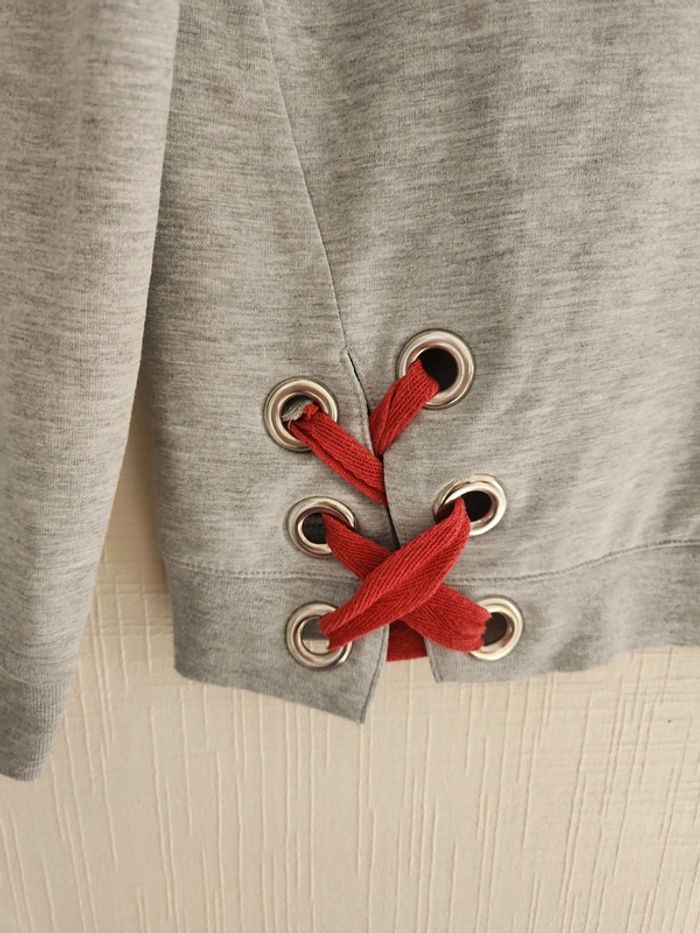 Sweat gris Girl Academy 10 ans - photo numéro 8