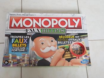 Jeu Monopoly faux billets