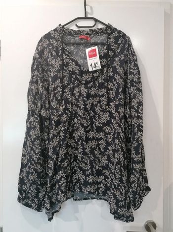 Tunique longue à fleurs