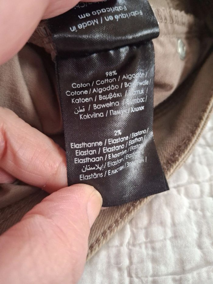 Breal jean marron taille 38 - photo numéro 11