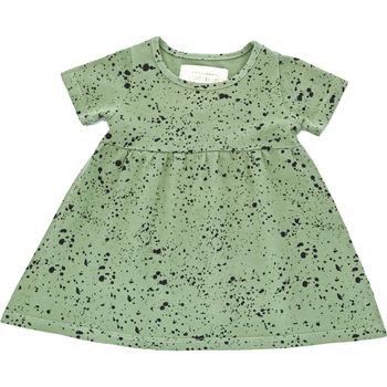 Robe à manches courtes 9 mois en coton et élasthanne Little Indians