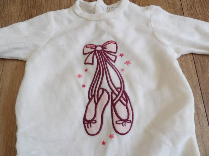 Pyjama fille - velours - 1 mois - photo numéro 3
