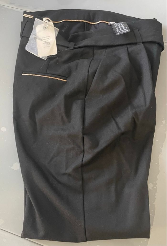 Beau pantalon Cop Copine T 36 noir Neuf avec étiquette - photo numéro 5