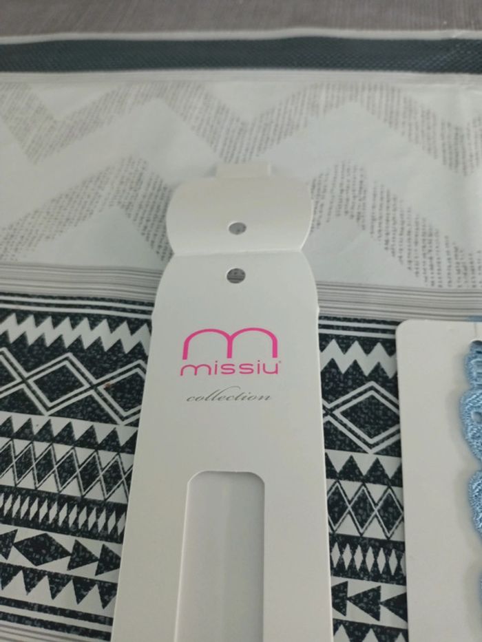 Bracelet tissus tête de mort bleu - photo numéro 4