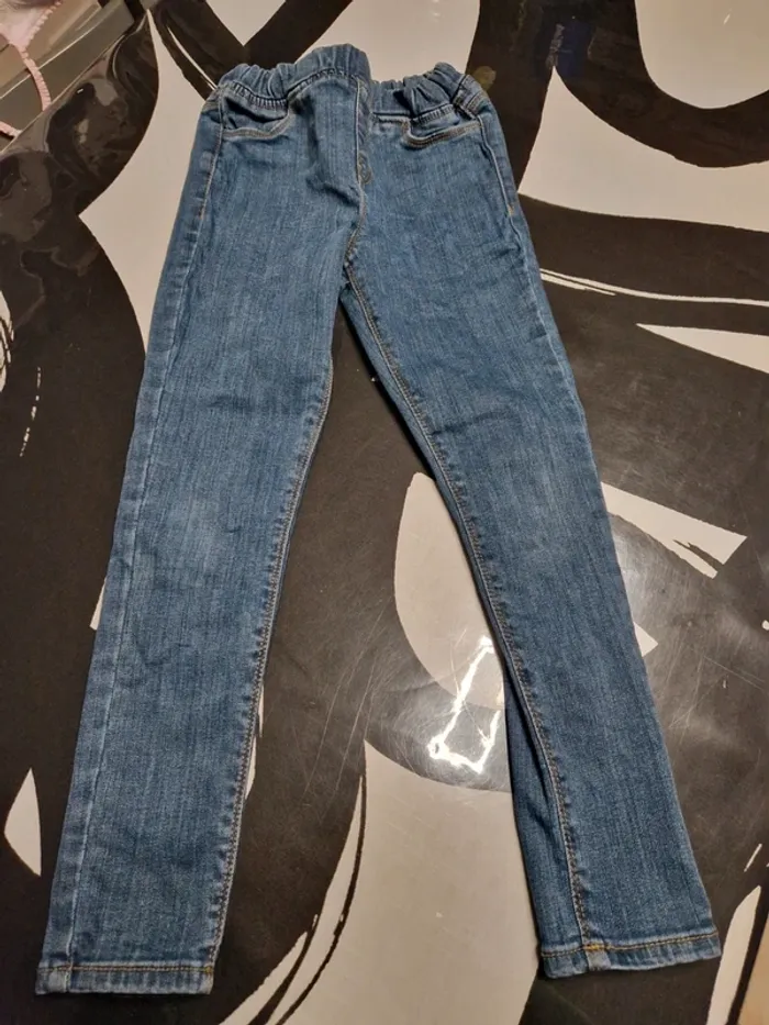 Jean pantalon 8 ans vertbaudet bleu