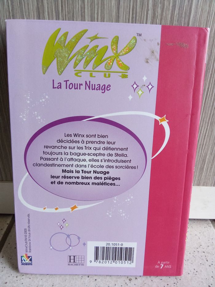 Livre roman bibliothèque rose winx club la tour nuage,   numéro  1535 - photo numéro 2