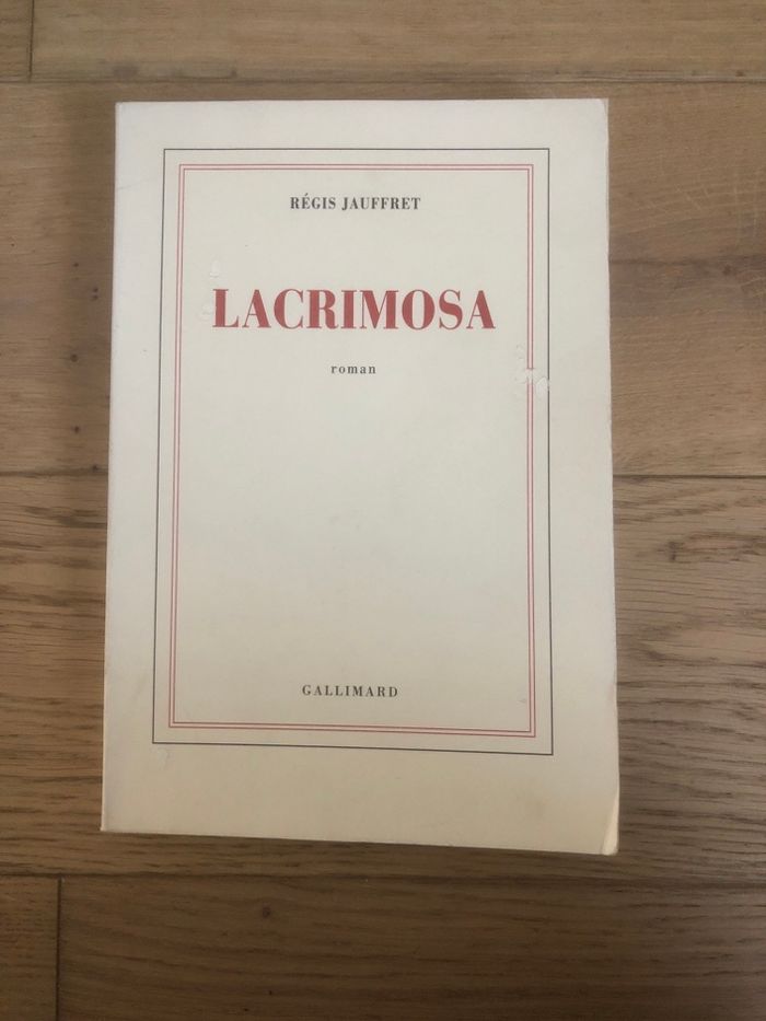 Lacrimosa - Regis Jauffret