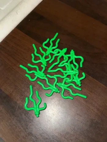 10 Lego Plant Sea Grass / Seaweed ref 30093 Bright Green