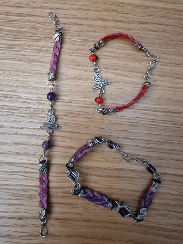 Lot bracelet artisanat péruvien