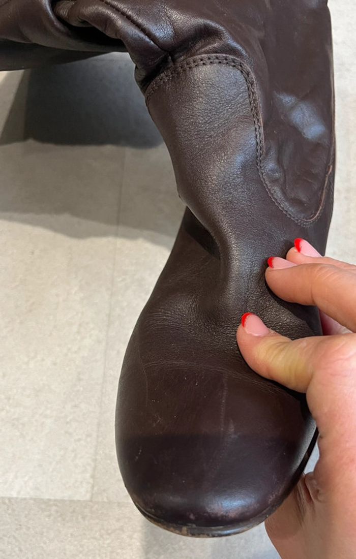 Bottes en cuir taille 39 - photo numéro 6