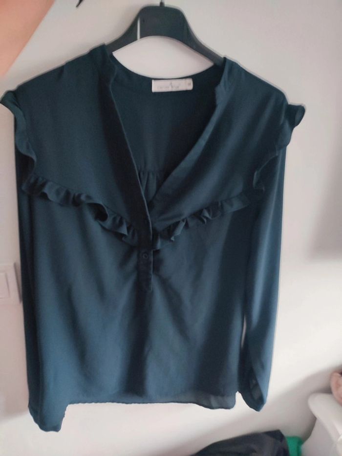 Blouse cerise blue taille m - photo numéro 2