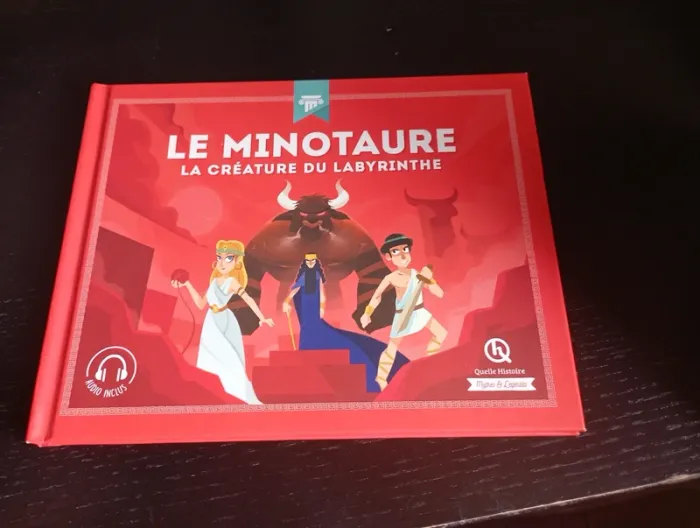 Livre le minotaure la créature du labyrinthe