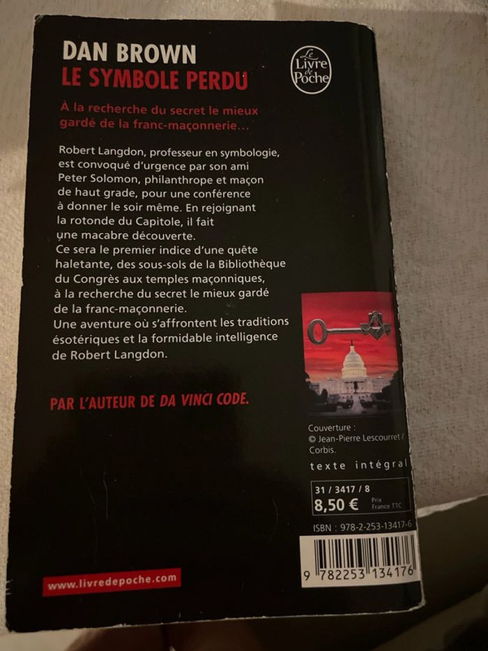 Livre le symbole perdu dan brown - photo numéro 2