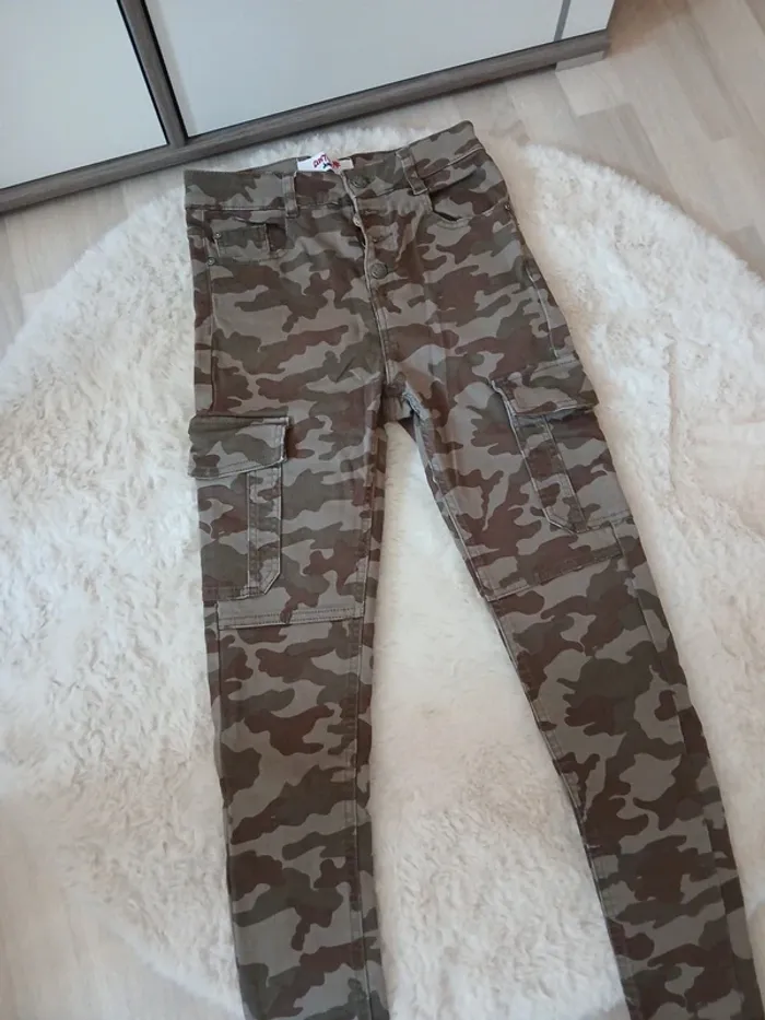 jeans jennyfer taille 36 militaire - photo numéro 2