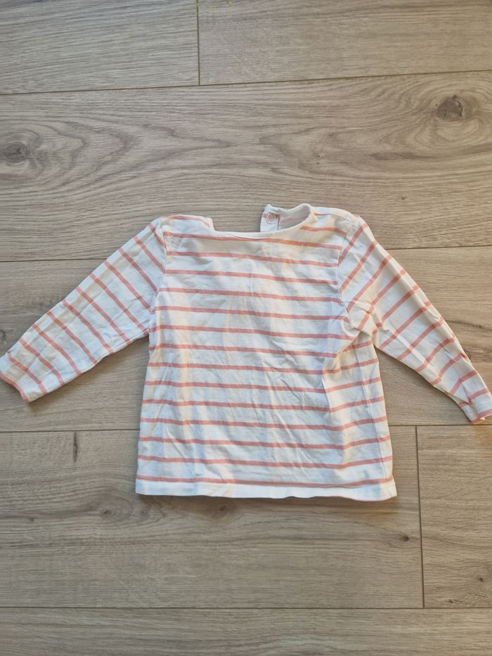 Lot de 5 T-shirts bébé fille manches longues 12 mois - photo numéro 8