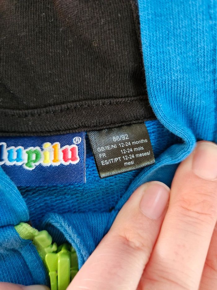Veste zip 12 24 mois 86 92 cm - photo numéro 2