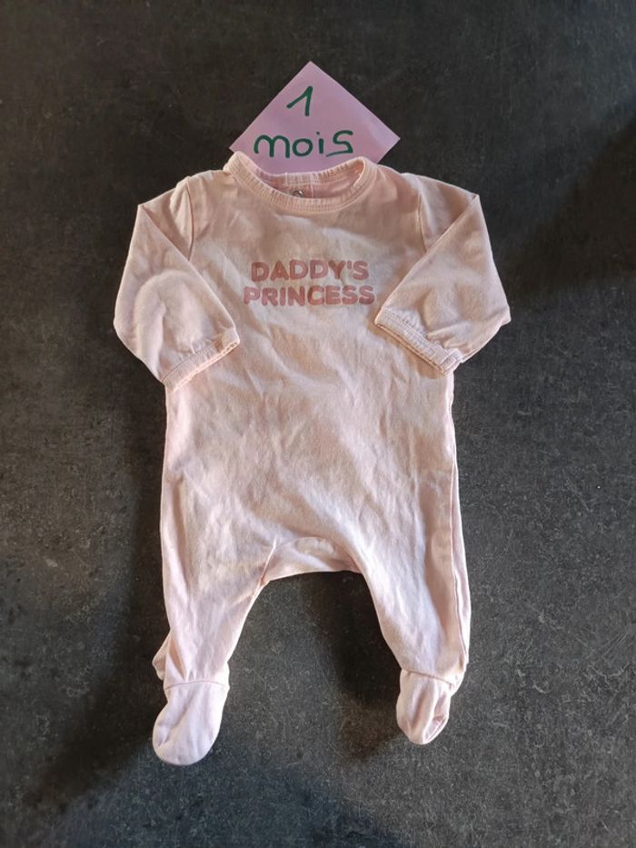 Pyjama Daddy's princess 1 mois